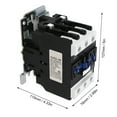 thumbnail image 2 of Contactor de bajo voltaje, contactor de CA Contactor de CA de montaje en carril 220V 3P Contactor PAC de alta capacidad, 2 of 14