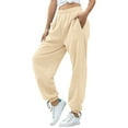 thumbnail image 5 of BILIKEYU Women's Casual Sports And Leisure Wide Leg Pants, Sweatpants Women, Wide Leg Pants Woman, Womens Pants, 5 of 5
