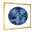 thumbnail image 2 of Designart 'Blue Space Galaxy Circle' Modern Framed Art Print, 2 of 4