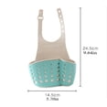 thumbnail image 2 of Pedty 1* Hanging Basket，Drain Rack Sink Shelf Soap Sponge Rack Bathroom Holder Kitchen Storage Suction Cup, 2 of 2