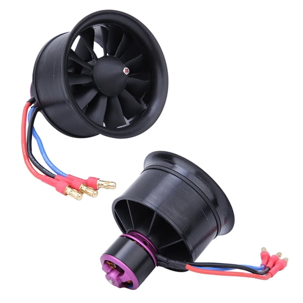 EDF 64mm Con Motor Sin Escobillas Y Hélice De 11 Palas Para Aviones Y Drones RC – Modelo 3900KV O 3500KV
