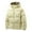 Yellow, variant on Winter Warm Thickened Down Jacket Windproof Cold Weather Coat With Hood Outdoor Thermal Insulated For Daily Use