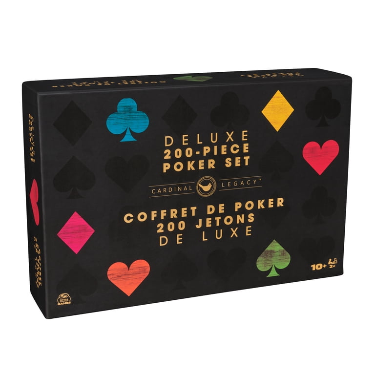 Spin Master Games, Cardinal Legacy 200-Piece Poker Set, Premium