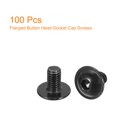 thumbnail image 3 of Unique Bargains Flanged Button Head Socket Cap Screws, 100 Pack M5x8mm 304 Stainless Steel Bolts, 3 of 5