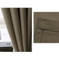 thumbnail image 3 of Yipa Blackout Curtains 1 Panel, Self Adhesive Thermal Insulated Blackout Window Curtain Panel, Energy Efficient Curtain Draperies for Privacy(Khaki, W 27.56 x H 70.87), 3 of 3