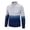 Blue, variant on HaoXianJian Mens Half Turtleneck Color Block Sweater Casual Ribbed Knit Slim Fitted Long Sleeve Pullover Top Basic Designed Clasic Sweater for Men