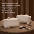 thumbnail image 4 of Kit de almacenamiento de cosméticos, bolsa de aseo de viaje de gran capacidad, bolsa de maquillaje Ins Advanced Sense, bolsa de almacenamiento de cosméticos portátil, 1/2 Uds., 4 of 5