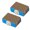 Small horizontal ver, variant on Misright Parrots Corrugated Cardboard Perches Station Cage Mounted Bird Stand Bird