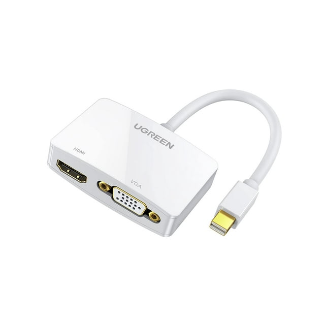 Adaptador UGREEN Mini DisplayPort a HDMI VGA 4K para MacBook