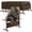 Walnut 63inch, variant on Folding Conference Table with Wheels 2 Pack 63 Inch Flip Top Mobile Training Tables Heavy Duty Spliceable Modular Meeting Room Desk for Office