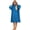 Royal Blue, variant on ALLEN & MATE 100% Cotton Hooded Surf Poncho Changing Robe - Quick Absorbent Changing Towel with Pocket for Surfing Men Women