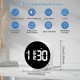 thumbnail image 2 of Digital Alarm Clock, Small Battery-Powered Clock with Dual Alarms, Snooze, 4 Brightness Levels, Week Display, Alarm Time, for Travel Bedrooms (With Ad, 2 of 5