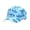Sky Blue, variant on Krdevn Kids Print Baseball Cap UPF50 Sun Protection Adjustable Snapback Outdoor Beach Trucker Hat Size:4-10 Years