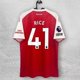 thumbnail image 1 of Camiseta De Manga Corta De Verano De La Colección Clásica De La Estrella Del Arsenal, Azul De La Premier League, Número 41, Temporada 25-26XL, 1 of 2