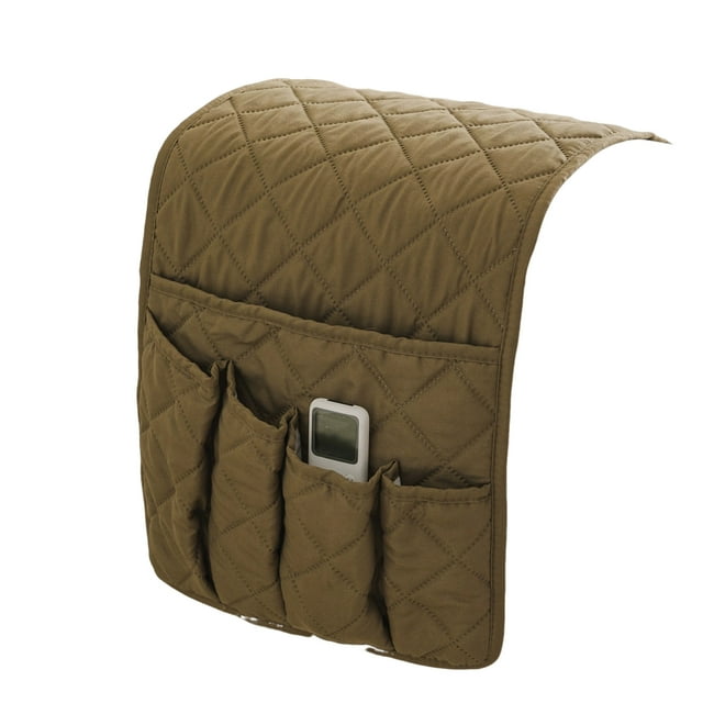 Maoww Armchair Bag, Organizer, Non-Slip Bag, Storage And Clean, For Storing , Books, Remote Controls, And Phones Khaki 32*86cm