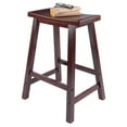 thumbnail image 6 of Winsome Satori Saddle Seat Counter Stool, 24", Walnut Finish, 6 of 7