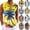 Sky Blue, variant on longantii Men's Casual Button Down Shirts Floral Sleeveless Hawaiian Shirt Tropical Holiday Beach Shirts 2026 Summer Casual Vacation Blouse Blue L