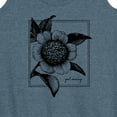 thumbnail image 3 of Instant Message - Good Morning With Flower - Women's Racerback Tank Top, 3 of 6