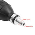 thumbnail image 4 of 12mm Black Rubber Gas Petrol Fuel Line Pump Hand Primer Bulb for Car Boat, 4 of 4