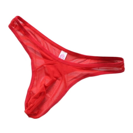 

1pcs Men s Mesh Thong G-String Transprant Underwear Men Briefs Gay Erotic Lingerie