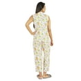 thumbnail image 4 of Phagun Ensemble de Pyjama en Rayonne Imprimée, Vêtement de Nuit Sans Manches pour Femmes, 4 of 7