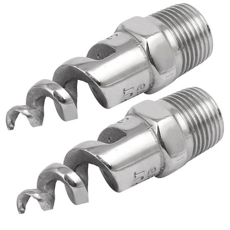 

3/8BSP Male Thread 316L Stainless Steel Spiral Cone Atomized Nozzle Spray 2pcs