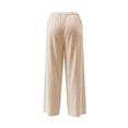 thumbnail image 5 of Stamzod Pants for Men Casual Elastic Waist Cotton Lounge Pants with Pocket Summer Vacation Beach Pants Khaki-5 XXL, 5 of 7