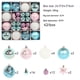 thumbnail image 2 of Bolas Colgantes de Navidad, Juego de Bolas de decoración navideña para Accesorios navideños, Adornos, decoración de FiestaR2-81PCS, 2 of 3