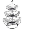 thumbnail image 1 of Circulor - Soporte para tartas de frutas con 3 cestas, frutero de metal para más espacio en el mostrador, soporte para tartas con tazones de frutas, cesta de frutas decorativa JFHHH pequeña, 1 of 4
