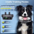 thumbnail image 2 of Bark Collar, Dog Bark Collar for Large Medium Dogs with 5 Adjustable Sensitivity, Automatic Barking Collar with 3 Training Modes, Anti bark Collars for Dogs (Matte Black), 2 of 7