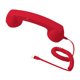thumbnail image 1 of Auricular de teléfono retro, receptor de teléfono para teléfono móvil, todos los smartphones, reuniones rojo, 1 of 9