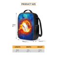 thumbnail image 4 of ZUXONGSY Baseball Flame Galaxy Print 4PCS Backpack for Boys Girls, Kids School Bag with Lunch Bag Pencil Case and Water Bottle Holder for Elementary Middle High School Students, 4 of 6
