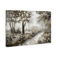 thumbnail image 3 of Stupell Industries Misty Forest Stream Landscape & Nature Painting Wrapped Canvas Canvas Art Print Wall Art, 24 x 16, 3 of 7