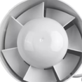 thumbnail image 2 of 4Inch 100mm in-Line Extractor Fan Low Noise Air Blower Fan Bathroom Kitchen Fan Wind Volume,1 * In-Line Extractor Fan,White, 2 of 6