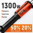 thumbnail image 2 of 1300W Induction Heater Bolt Removal Kit w/Case - 25S Fast Heat Induction Tool & Bolt Buster, 11 Coil Magnetic Induction Heater Set for Automotive, Hot Rod & Mechanical Repair, 2 of 9