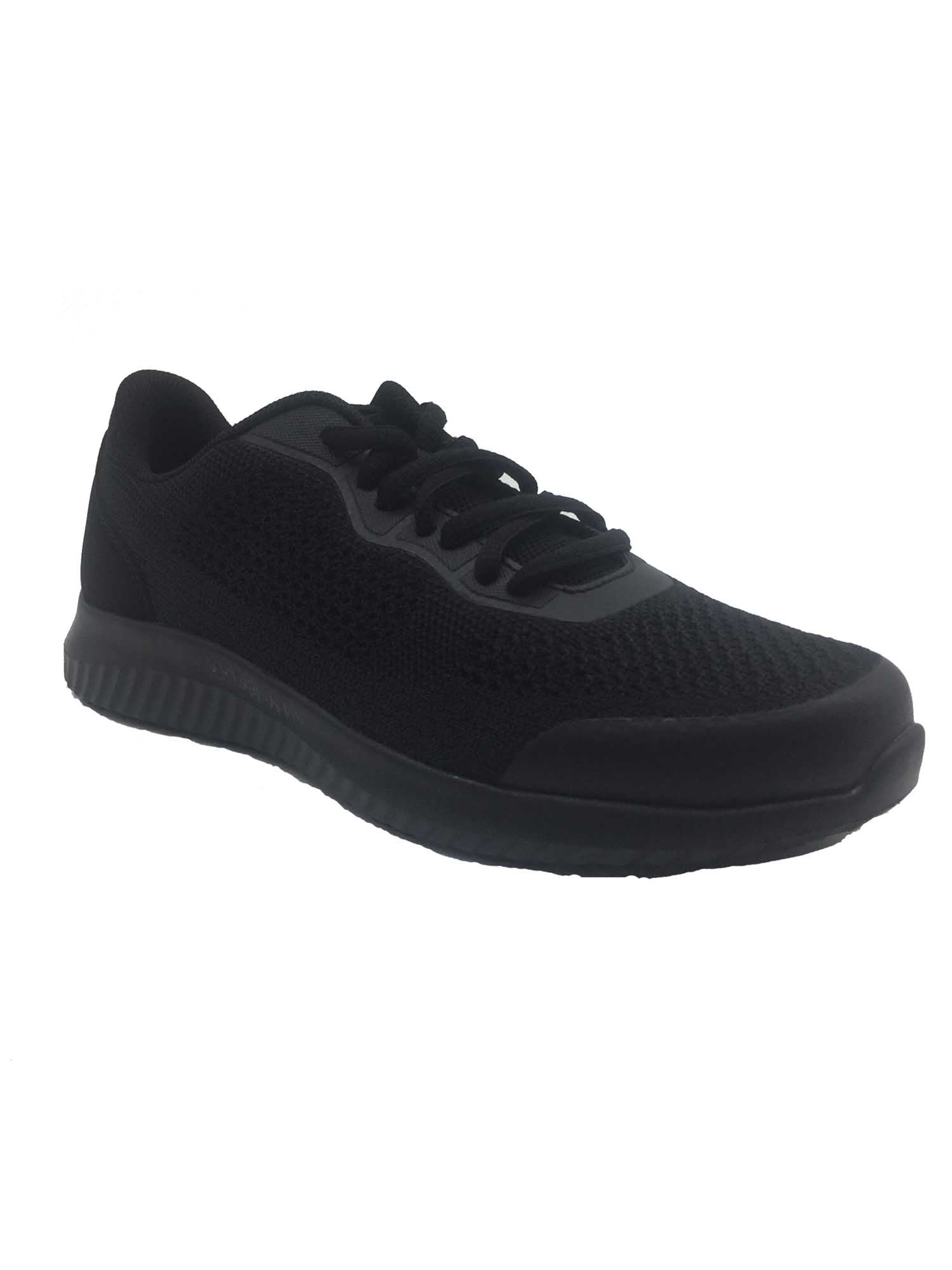 tredsafe gwen slip resistant athletic shoe in black women's