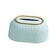 thumbnail image 5 of Caja para pañuelos, dispensador de pañuelos faciales, rectangular, para pañuelos húmedos Azul, 5 of 9