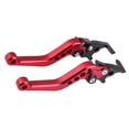 thumbnail image 3 of DEWIN Palanca de Freno de Disco Doble para Motocicleta de 1 Par, Reemplazo Universal de Palancas de Freno de Aleación de Aluminio para Motocicletas Scooters Bicicleta Eléctrica (Rojo), 3 of 8