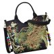 thumbnail image 4 of Bolso de mano bordado para mujer, estilo tradicional chino, bandolera para trabajar Negro, 4 of 9
