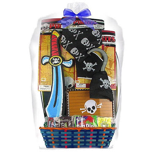 Megatoys Pirate Easter Basket, 7 Piece