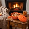 thumbnail image 5 of Euahivb Dinnerware Sets Halloween Plastic Pumpkin Shaped Bowl with Lid Thanksgiving Home Packaging Bowl Fruit Cleaning Bowl Home and Kitchen, 5 of 6