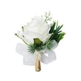 thumbnail image 2 of de rosas y Clips ramillete de muñeca flores graduación Boutonniere para, 2 of 5
