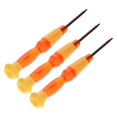 thumbnail image 1 of Yellow Anti-Slip Screw Wrench Tool for Car Keys Repair 3pcs Set Plastic and Metal, 1 of 5