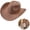Beige, variant on Womens Western Cowboy Hats Studded Pinched Cowgirl Caps Wide Brim Fedoras Beanies with Belt Buckle Party Outdoor Activity Head Wear