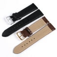 thumbnail image 3 of Watch Band Strap, PU 18-24mm Flat Pin Buckled Adjustable Leather Wristband Wristwatch Bands Replacement Accessories (Coffee 24mm), 3 of 5