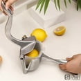 thumbnail image 4 of Manual Hand Press Juicer, Aluminum Alloy Fruit Juicer For Pomegranate Orange Lemon Sugar Cane, Non-Electric Kitchen Tool, Easy To Clean, Household Juicer Extractor For Home Bar Use, 4 of 10