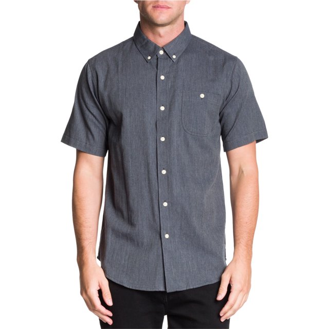 Camisa con Botones en espiga Ezekiel para hombre azul grande