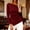 Wine, variant on FRSASU Women's off Shoulder Tops Dressy Long Sleeve Asymmetrical Slim Fit Going Out Summer Blouse Ruched Shirts White