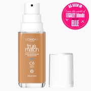 L'Oreal Paris True Match Cream Foundation Makeup, C6 Cool Medium, 1 fl oz