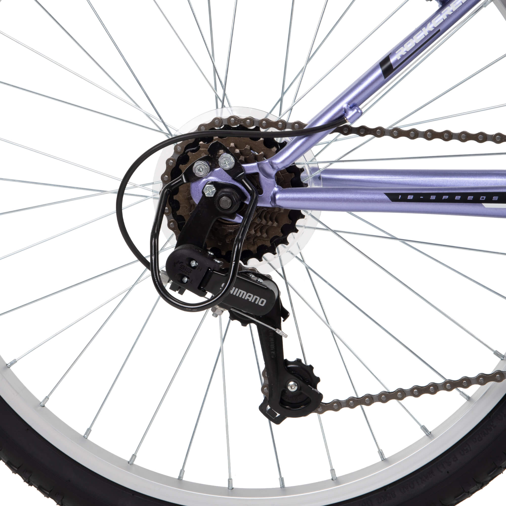 Huffy Rock Creek 24" Mountain Bike, Purple photo 6